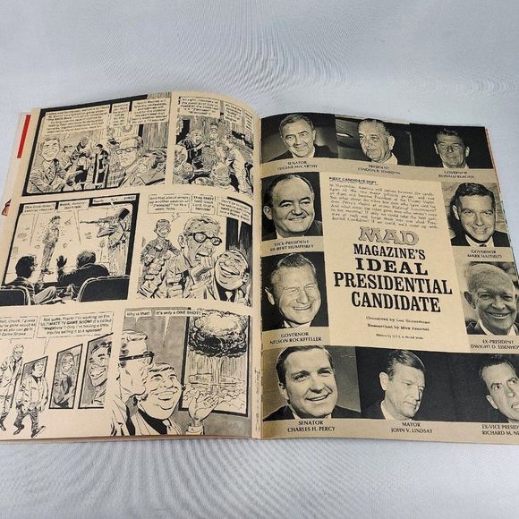 Mad Magazine Issue #122 October 1968 LBJ, Regan, President Edition Norman Mingo - Picture 8 of 8
